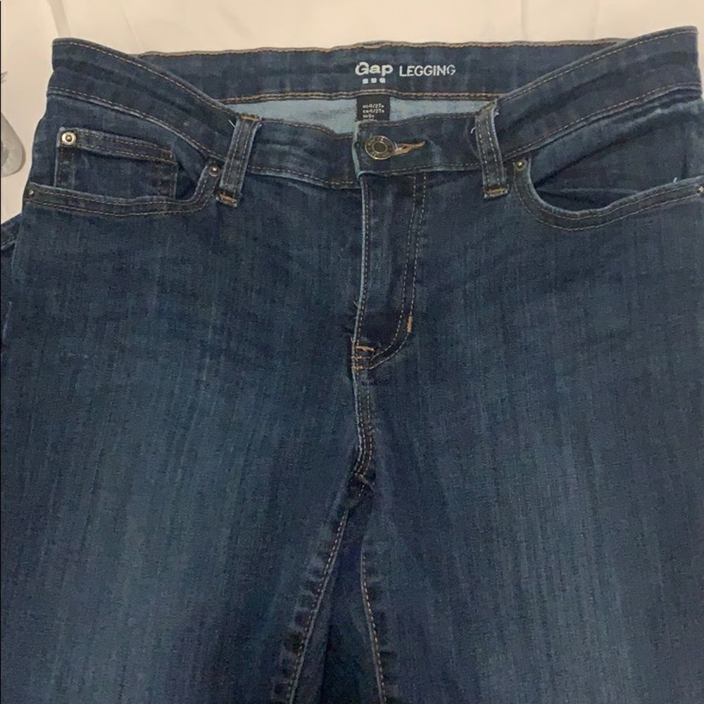 𝅺🌟gap jeans leggings🌟 - Picture 5 of 9